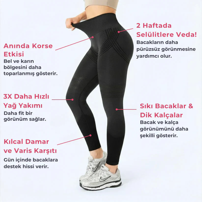 3 Etkili Şekillendirici Tayt Lipödem • Selülit • Varis